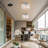 Modern Semi-Flush Mount Mini Crystal Ceiling Light