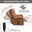 Fauteuil inclinable électrique à deux moteurs Leatherair-1605497738