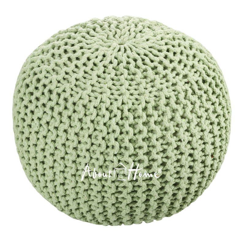Cotton Outdoor Friendly Classic Bean Bag, Sage Green