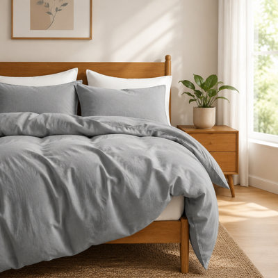 Boseman Linen Duvet Cover Set