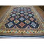 Tapis en laine noué à la main 10 pi 1 po x 13 pi 3 po bleu marine à motif géométrique Ersari 8EFF5615AA3D4F12B4FBD0860F78FBF4