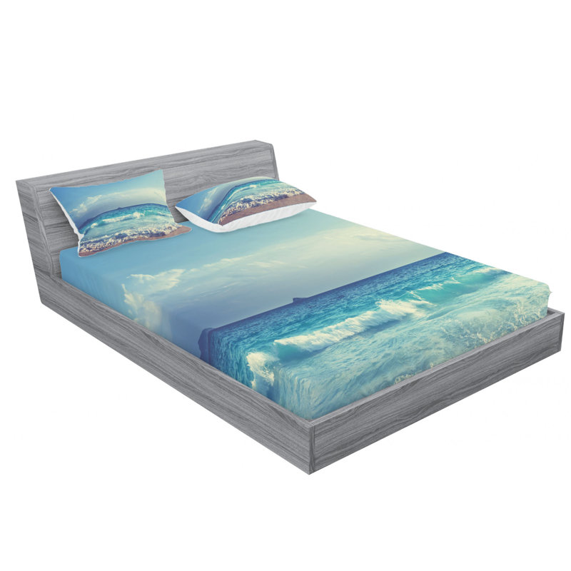 Microfiber Sheet Set, Full Sheet Set with Fitted Sheet