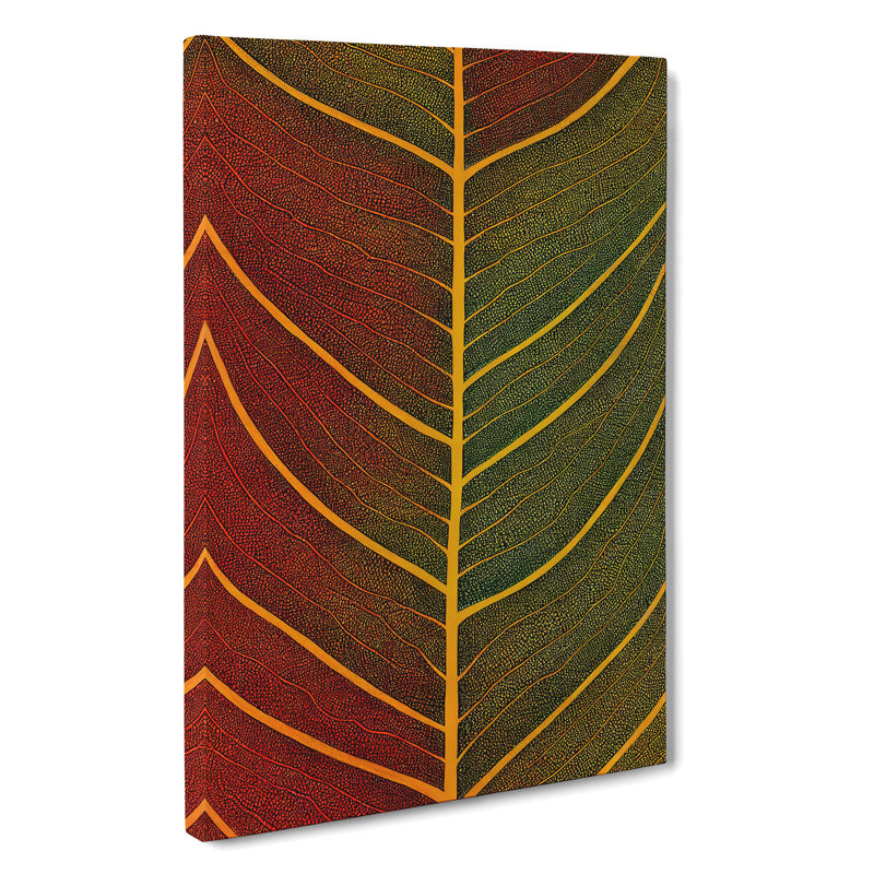 XC1022-4595X The Ravishing Leaf - Wrapped Canvas Print, 60cm H x 40cm W x 3cm D