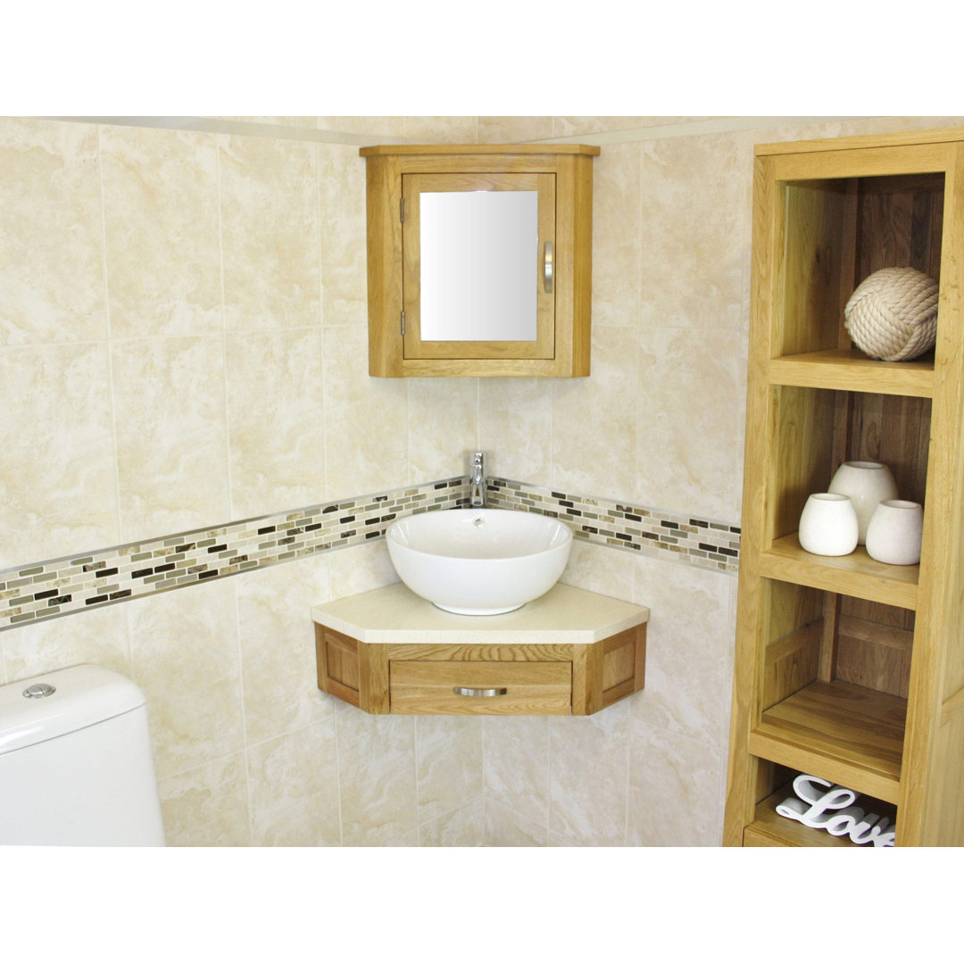 Covarrubias 550mm Single Bathroom Vanity with Vessel Ceramic Basin