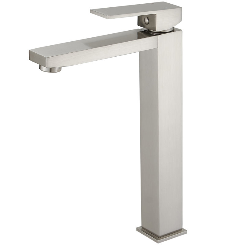 Single-Hole Single-handle Bathroom Faucet, Brushed Nickel