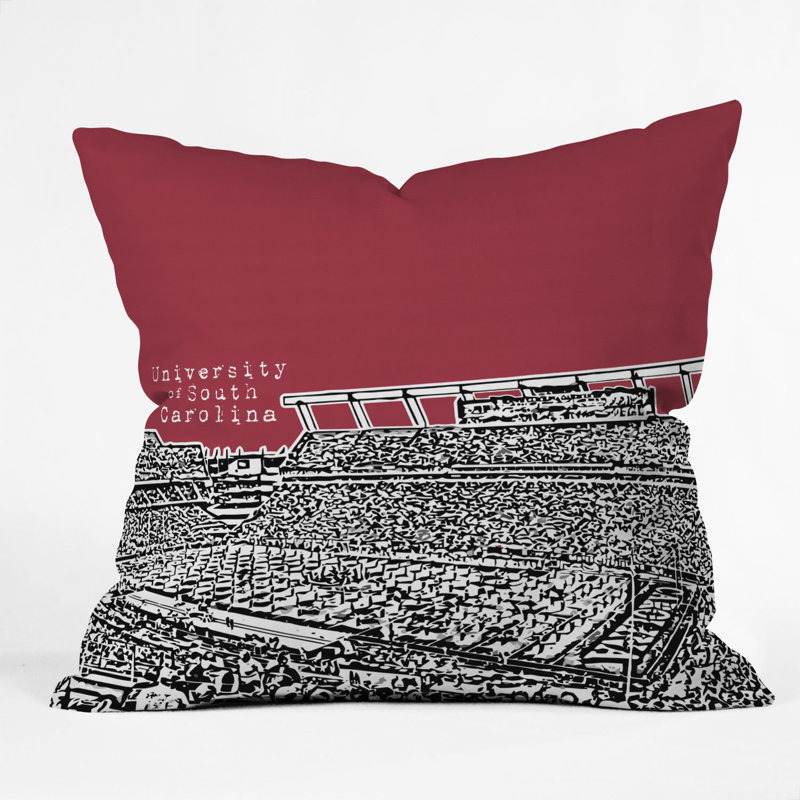 Bird Ave University Indoor/Outdoor Throw Pillow, 20" x 20", University Of South Carolina