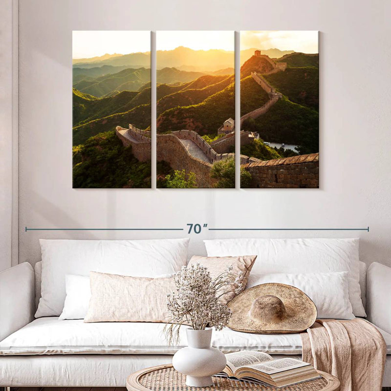 Horizon de la Grande Muraille de Chine, H 32 po x l 50 po