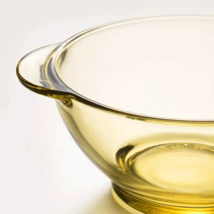 Bol quotidien en verre 5,3 po Lakevia, Jaune