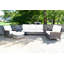 Bella Wicker Teak Outdoor Lounge Chair-1037255464-1037614402