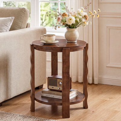 Solid Wood End Table