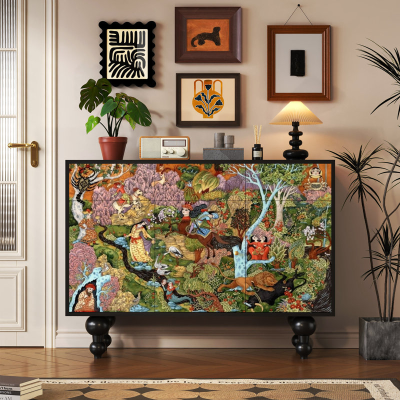 Armoire de rangement de style français