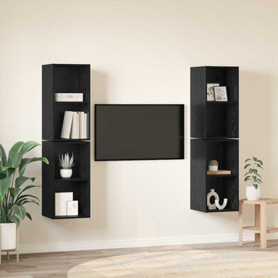 Wall TV Cabinet 4 Pcs 37 X 37 X 72 Cm