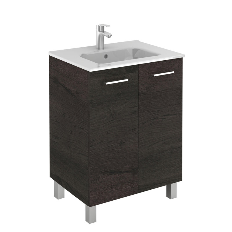 Logic 27.6'' W Single Vanity, Wenge