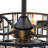 18" 5 - Blade Caged Ceiling Fan With Remote Control