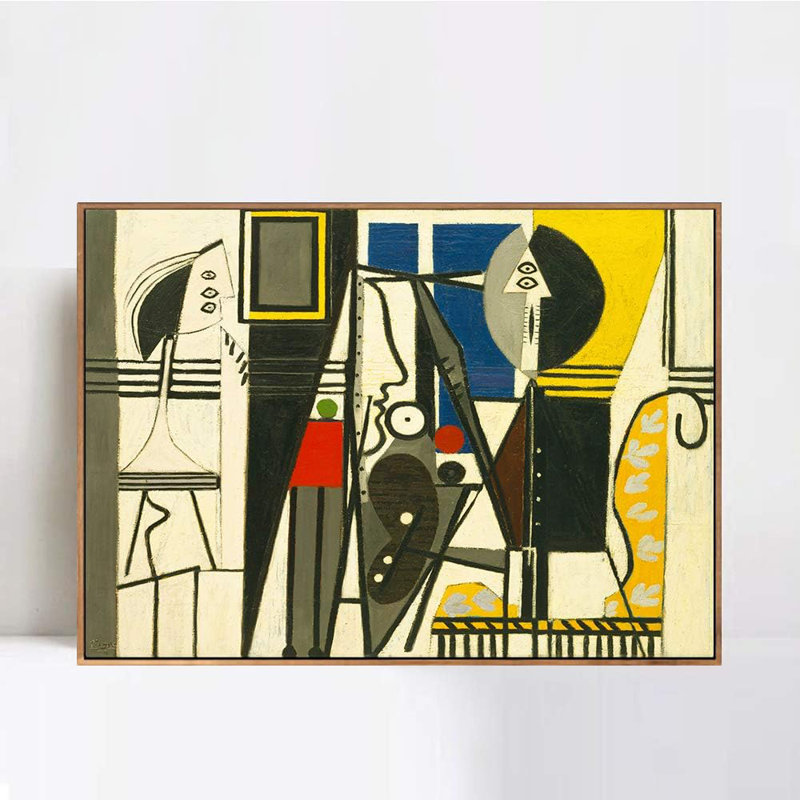 Reproduction de giclée sur toile encadrée par Pablo Picasso, art mural, salon, décorations de bureau à domicile