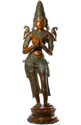Grande taille Dwara-Devi (le portier céleste flanquant les portes du temple)