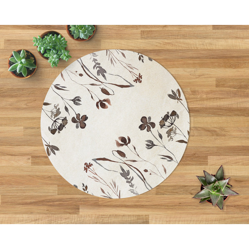 Kaitlee Hard Floor Straight Round Chair Mat
