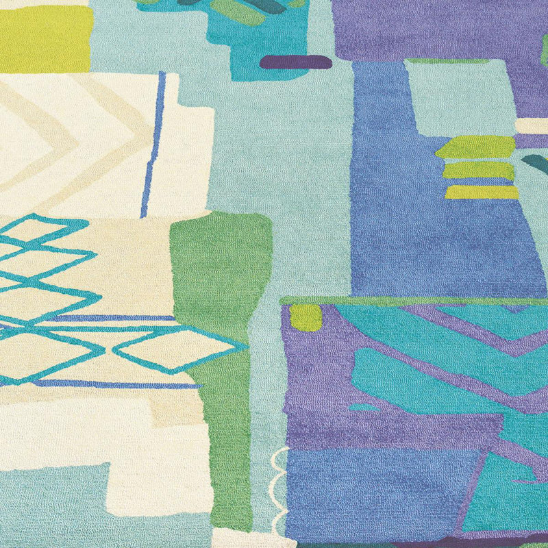 Abstract Flatweave Area Rug, Rectangle 170 x 230cm
