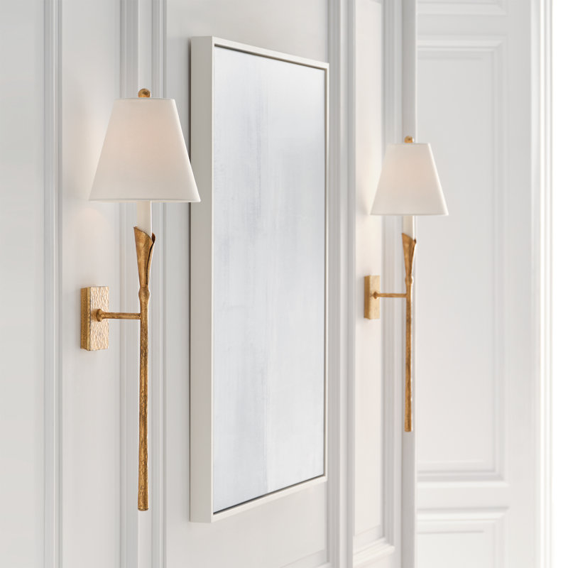 Chapman and Myers Aiden Large Tail Sconce, Aged Iron