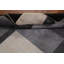 Tapis gris indien moderne