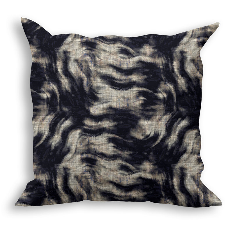 Abstract Outdoor Reversible Throw Pillow, 18" x 18"