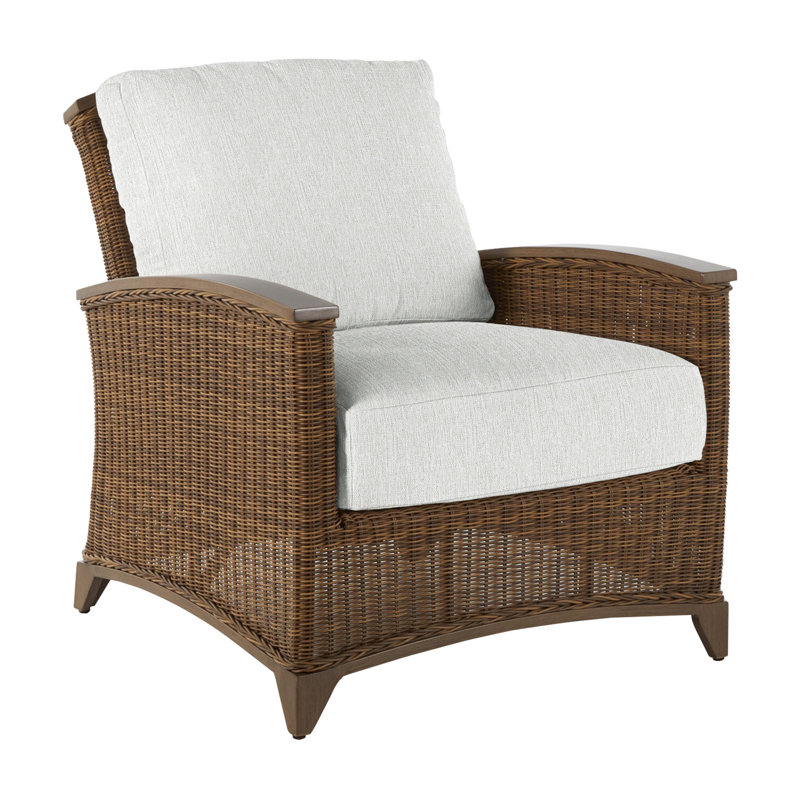 Astoria Woven Lounge Chair, Raffia/Oak, No Welt, Bali Pearl