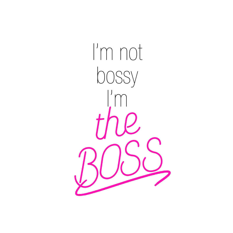 " The Boss ", 12" H x 12" W  