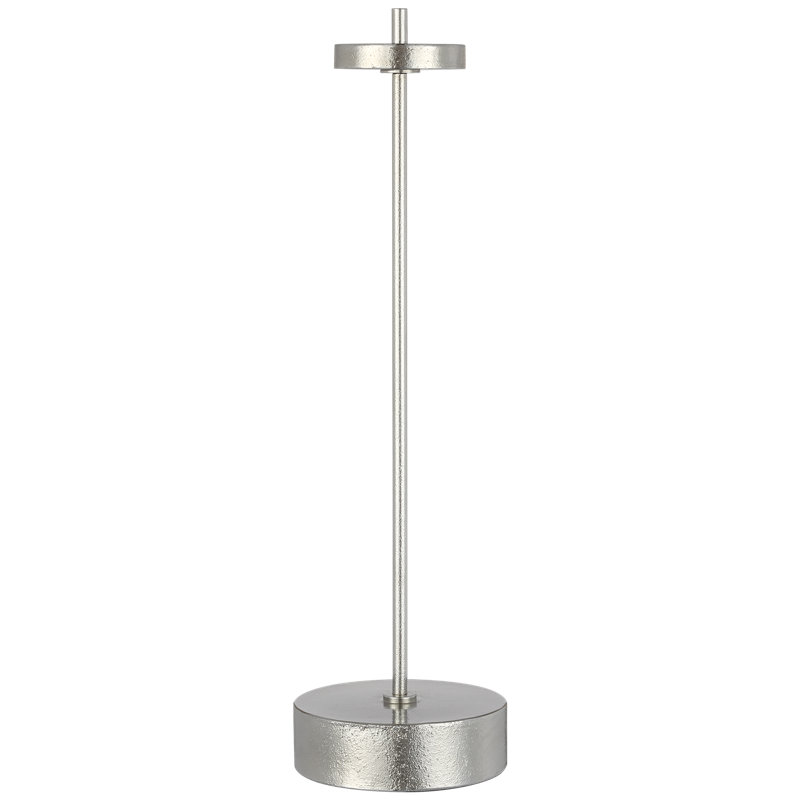 Kelly Wearstler Sene Rechargeable Table Lamp, 12.25" H x 3.25" W x 3.25" D, Black, 1.5 W