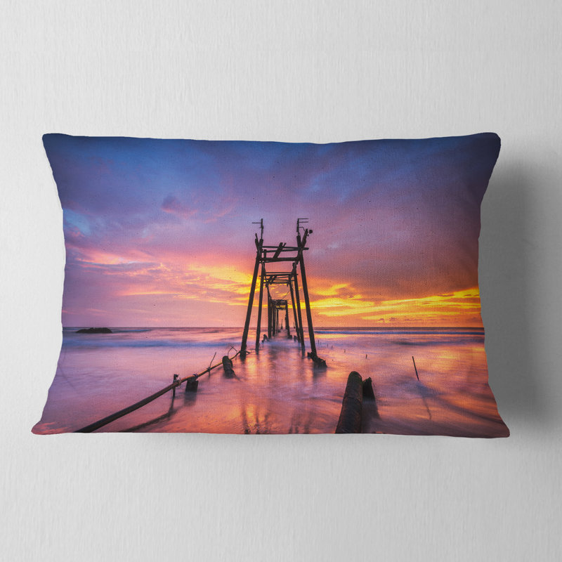 Coussin Pier Bridge, Rectangulaire, 12 po x 20 po