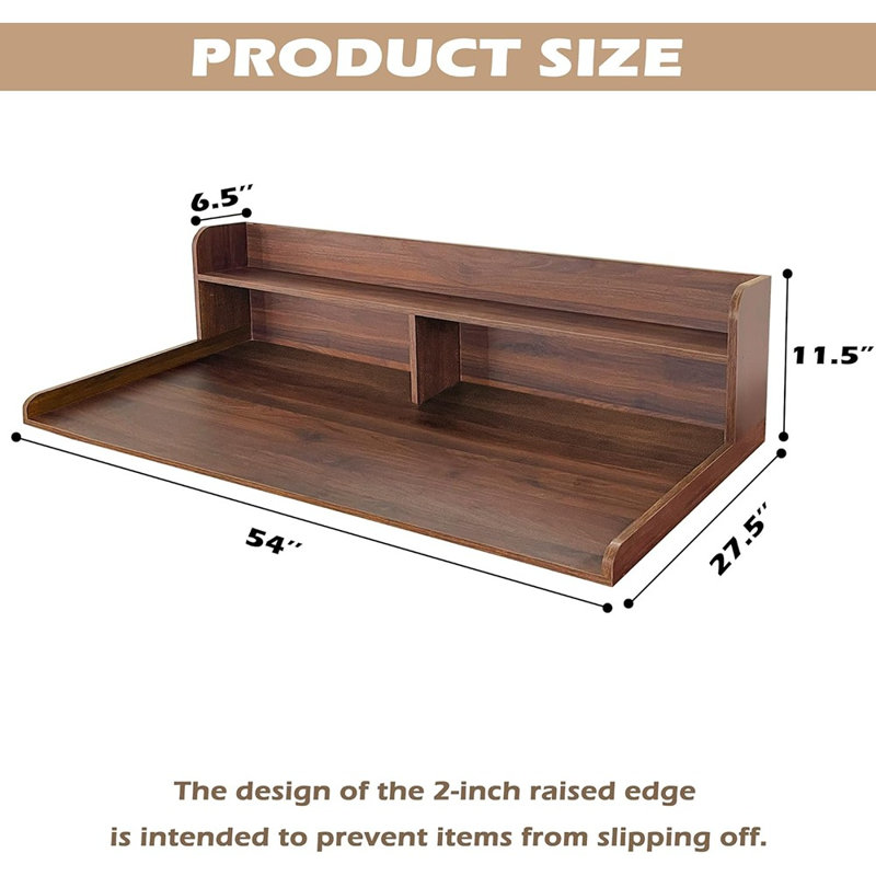 Laundry Countertop With 2-tier Storage Shelf, Universal Fit Washer And Dryer Countertop, Solid Wood Core Laundry Organizer, Walnut