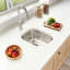 18"W x 14"L Undermount 16 Gauge Stainless Steel Bar Kitchen Sink With Basket Strainer