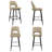 Home Bar Counter Stools, Set of 2