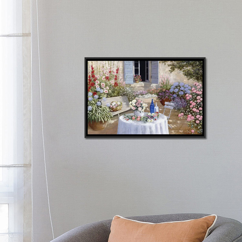 Sparkling Scene by Peter Motz - Gallery-Wrapped Canvas Giclée, 18" H x 26" W x 1.5" D, Black Framed Canvas, No Mat