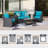 Heiley 4 - Person Patio Conversation Set with Cushions