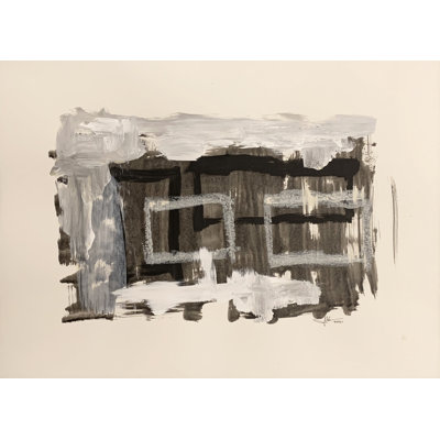 One-of-a-Kind Original «Sans titre 89» par J. Kent Martin - peinture sur papier sans cadre