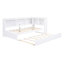 Lit de jour avec armoires de rangement et ports USB