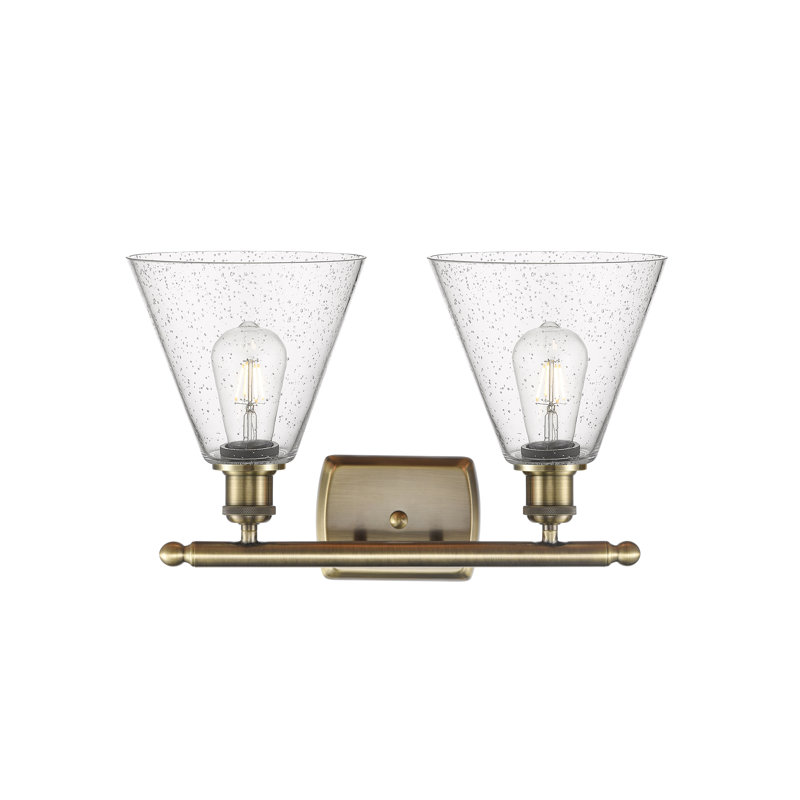 Amoya 2 - Light Vanity Light, Antique Brass, Incandescent