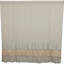 Liseron 100% Cotton Striped Single Shower Curtain