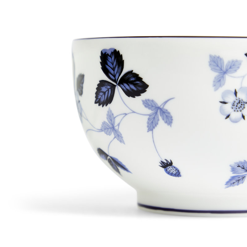 Wild Strawberry Inky Blue Dinnerware 8 Pieces