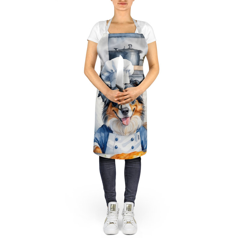 No Pattern Bib Apron