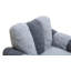 Fauteuil à billes en tissu bicolore rayé de grande taille-127829040-129347271