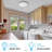 Wellen 1 - Light LED Circle Flush Mount-1416772083-1416772082-1416772093