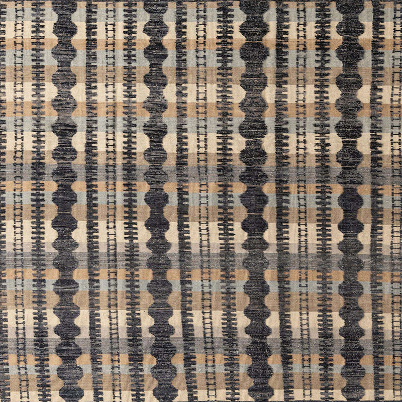 Tapis abstrait moderne 4924, Carré 8 pi
