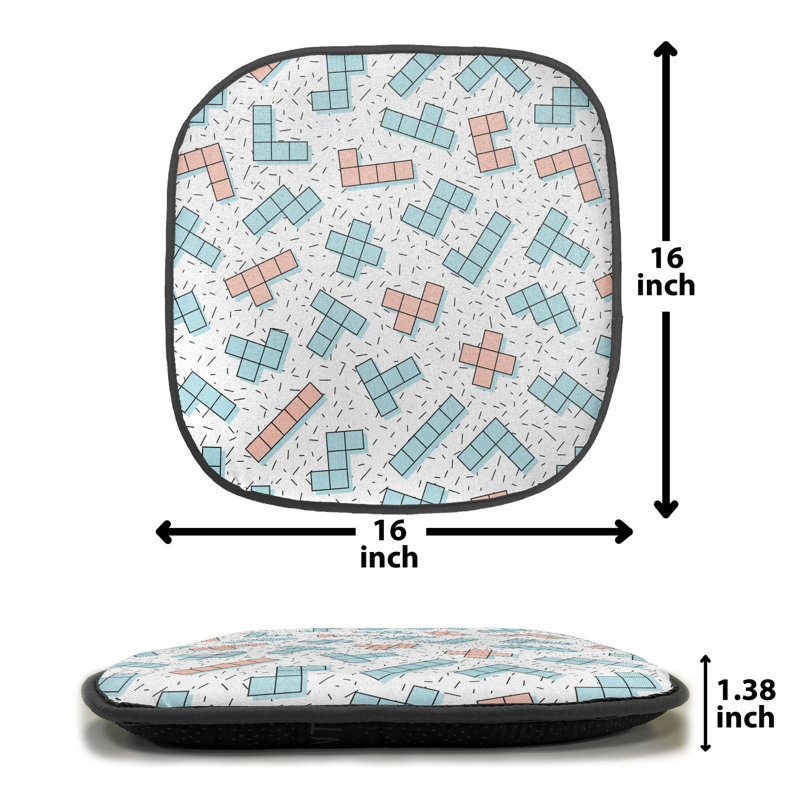 Outdoor 1.38'' Dining Chair Seat Cushion