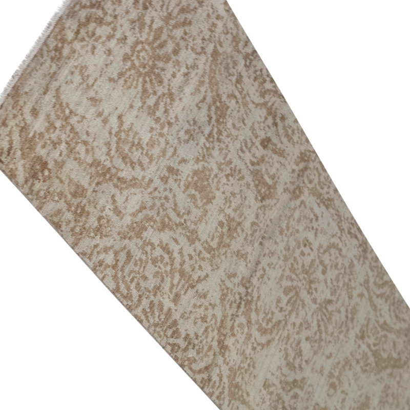 Hand Knotted Wool Area Rug in Natural