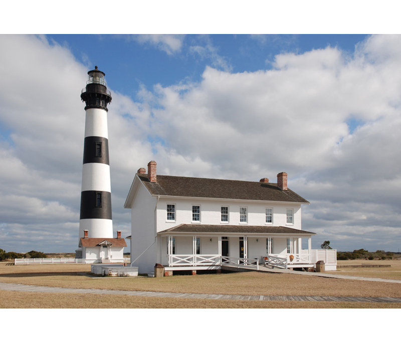 Phare de Bodie Island, Caroline du Nord, H 12 po x l 18 po