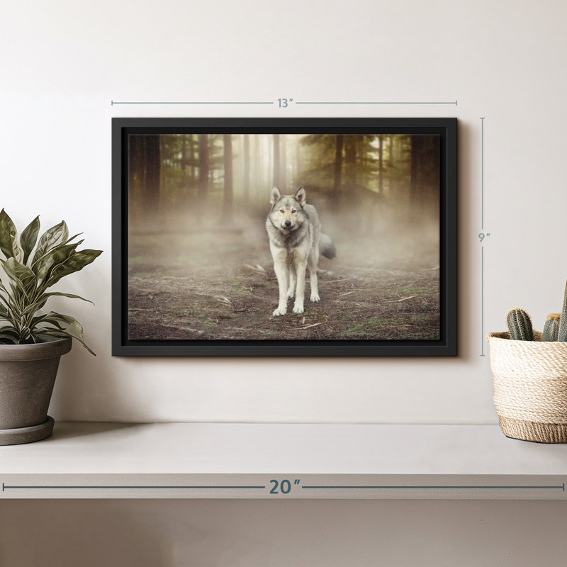 " Bold Wolf Wall Art ", 9" H x 13" W