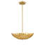 Lustre 5 lumières feuille d'or Eclectic-1472353007-1472353006