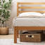Midajah Bamboo Bed Frame with Slatted Headboard-91901705-105384338