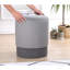 Pouf élégant, mélange de velours gris et de coton, 16,9 po de hauteur x 14,9 po de profondeur | 35 éponges orthopédiques 35 avec 2 d'épaisseur | Parfait pour les décors bohémiens, les hôtels et les espaces de vie confortables, design polyvalent et confortable-458105750